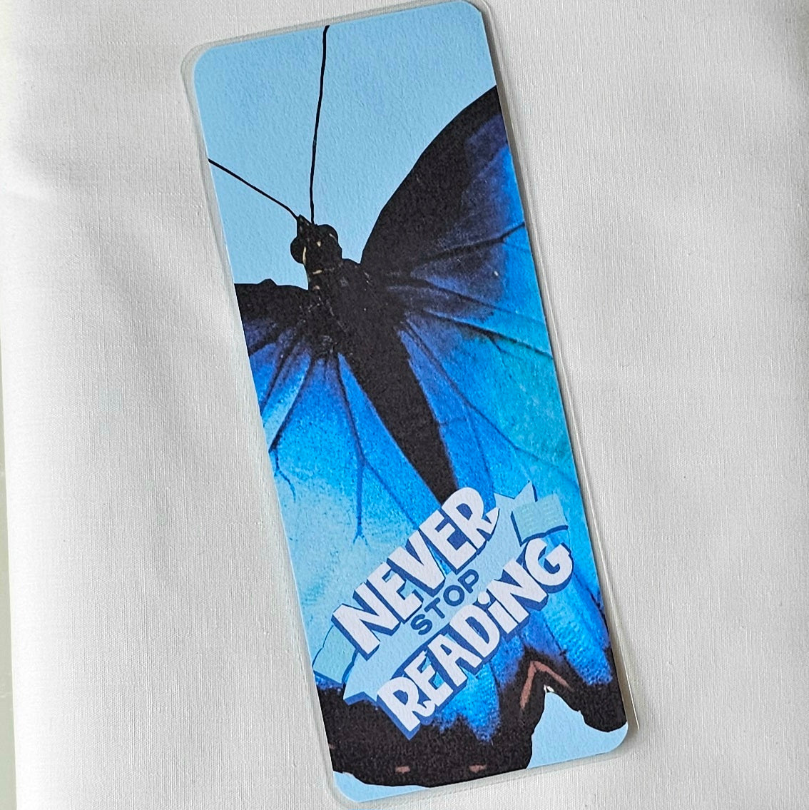 Laminated bookmark - butterfly