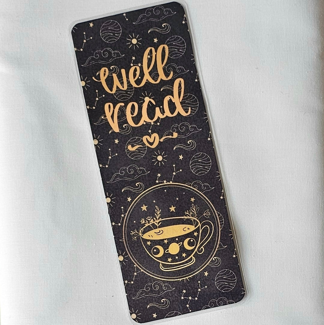 Laminated bookmark - celetial well read