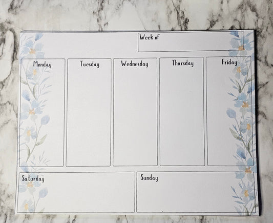 Weekly planner - floral 3