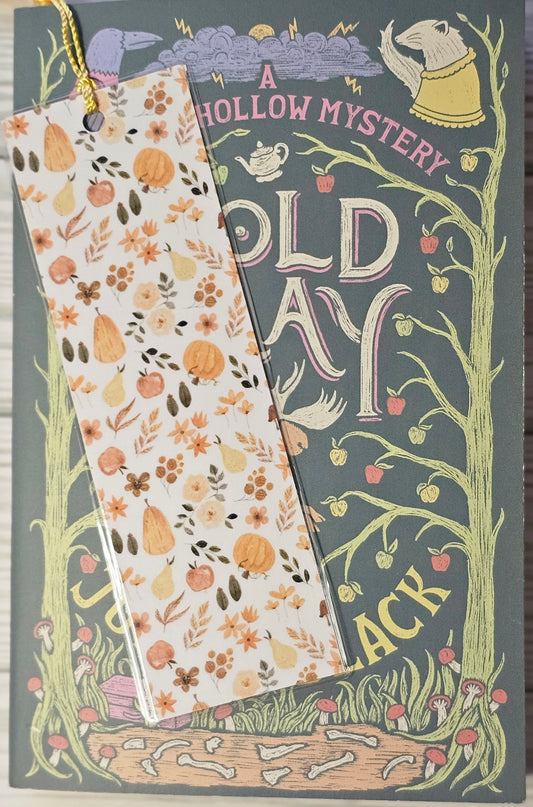 Laminated bookmark - autumn