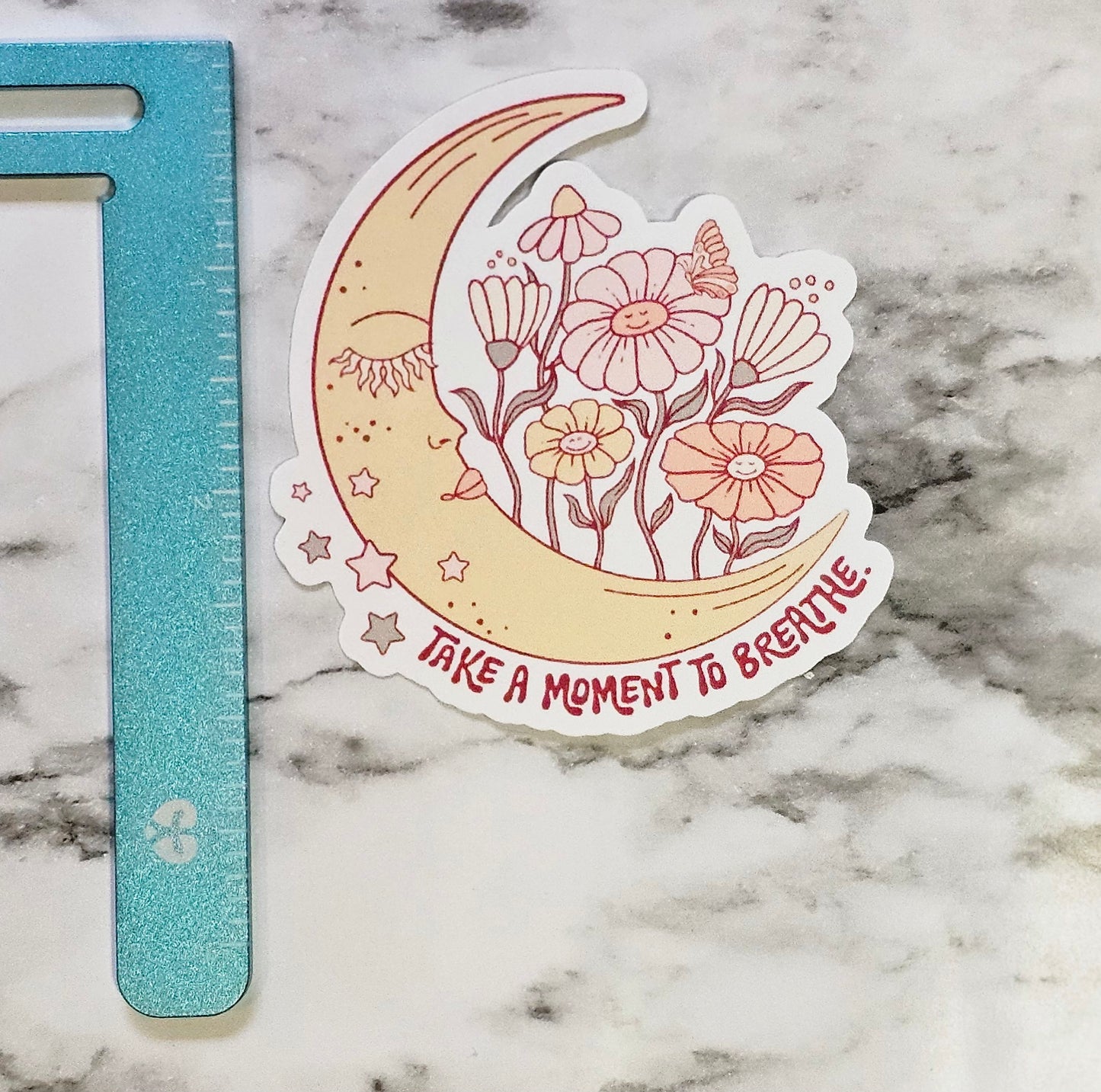 3" sticker-moon