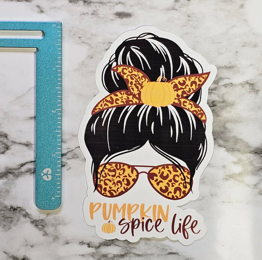 3" sticker-pumpkin spice life