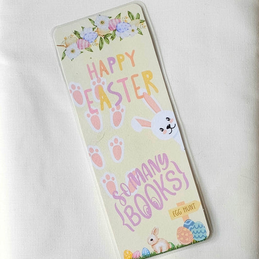 Laminated bookmark - happy easter