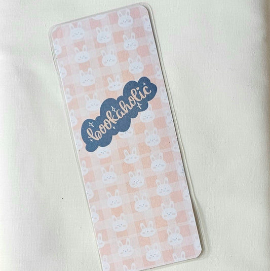 Laminated bookmark - bunnies