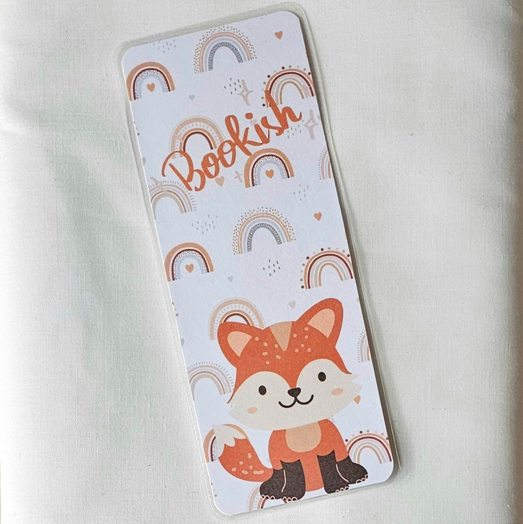 Laminated bookmark - boho bookish