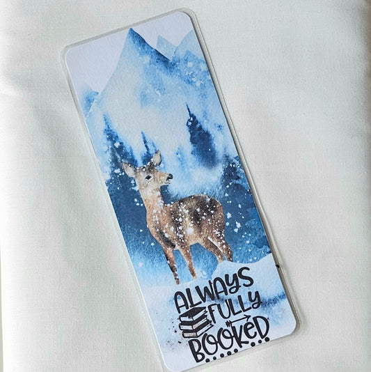 Laminated bookmark - always fully booked