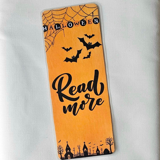 Laminated bookmark - halloween read more